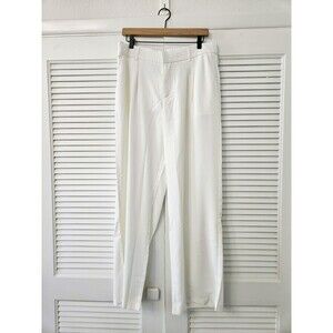 Women High Waisted Work Pants Business Casual Office Dress Wide Leg Trousers 2XL